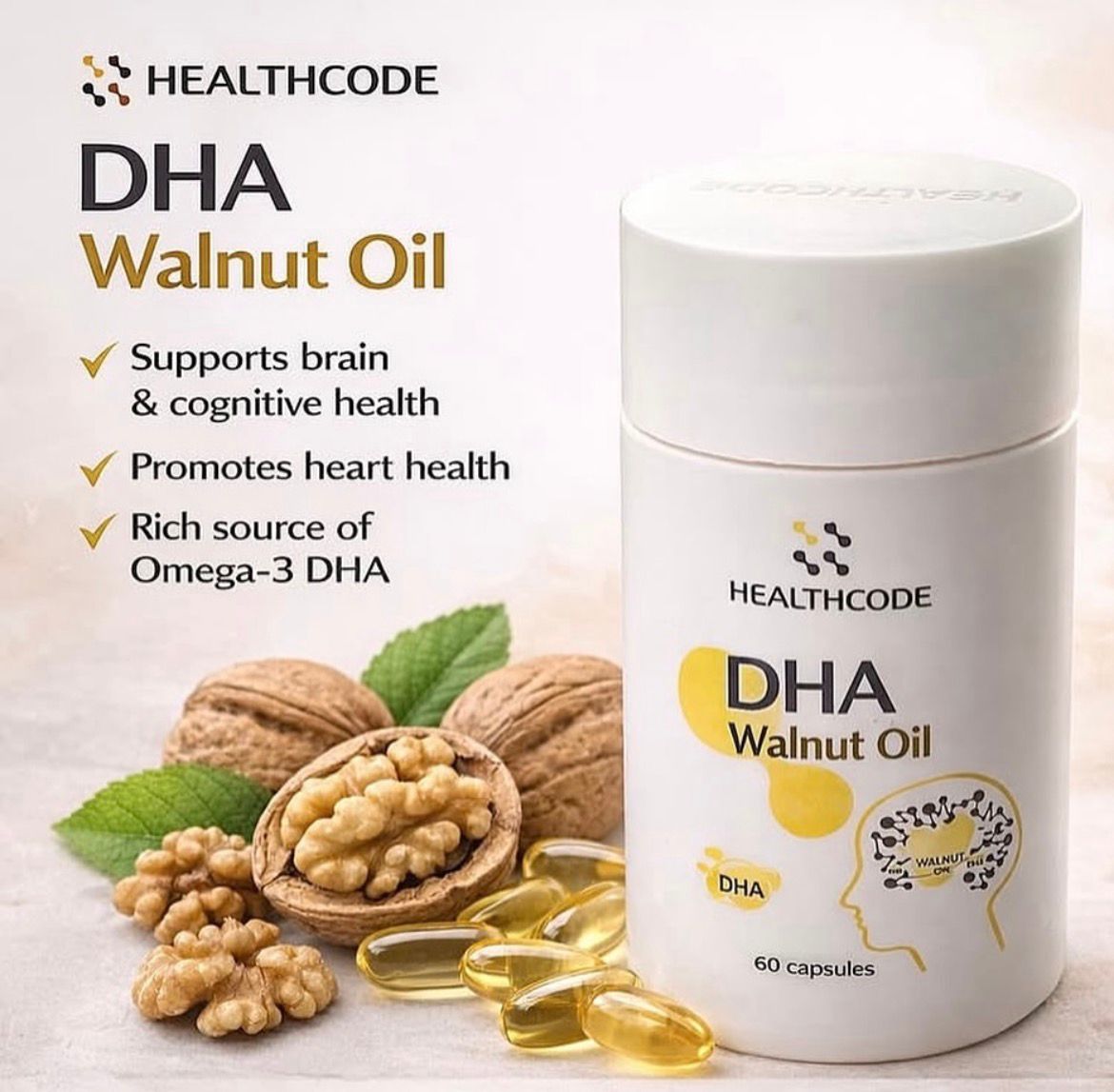 Walnut oil wellness support